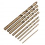 10pcs HSS M35 1.5/2/2.5/3/4/4.5/5mm Cobalt Twist Drill Bits Set