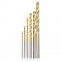 60pcs 1/1.5/2/2.5/3/3.5mm HSS Titanium Coated Twist Drill Bit Set Tools