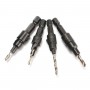 4pcs HSS Countersink Drill Bit Set 1/4 Hex Shank Quick Change #6 #8 #10 #12 Drill Bit Kit
