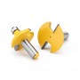 2pcs 1/2 Inch Shank Tenons Router Bit Woodworking Cutter Cabinet Door Tenon Cutter