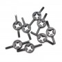 10 PCS Bicycle Valve Wrench Multi-functional Valve Mouth Key